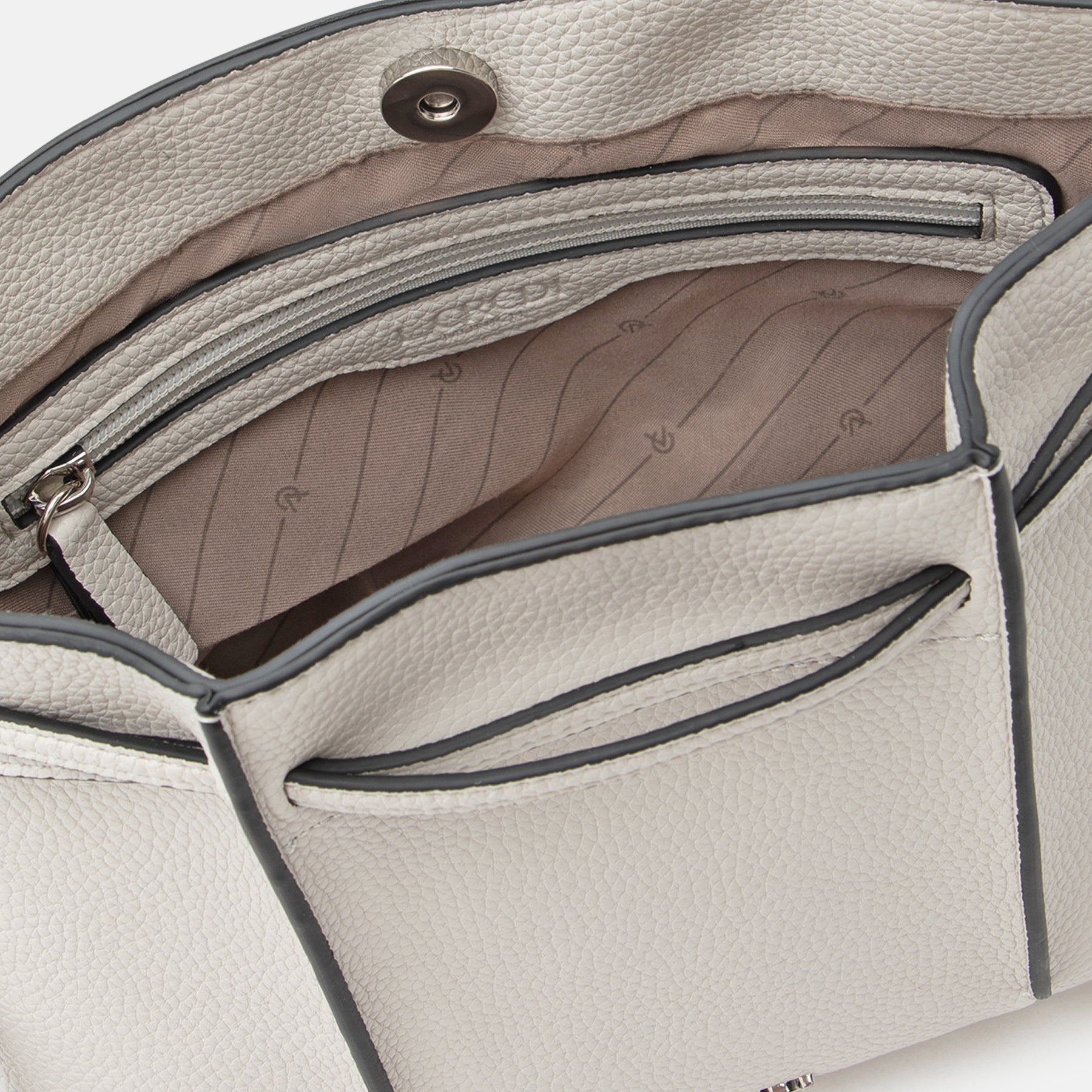 Umhängetasche light gray  Rahmi Serie