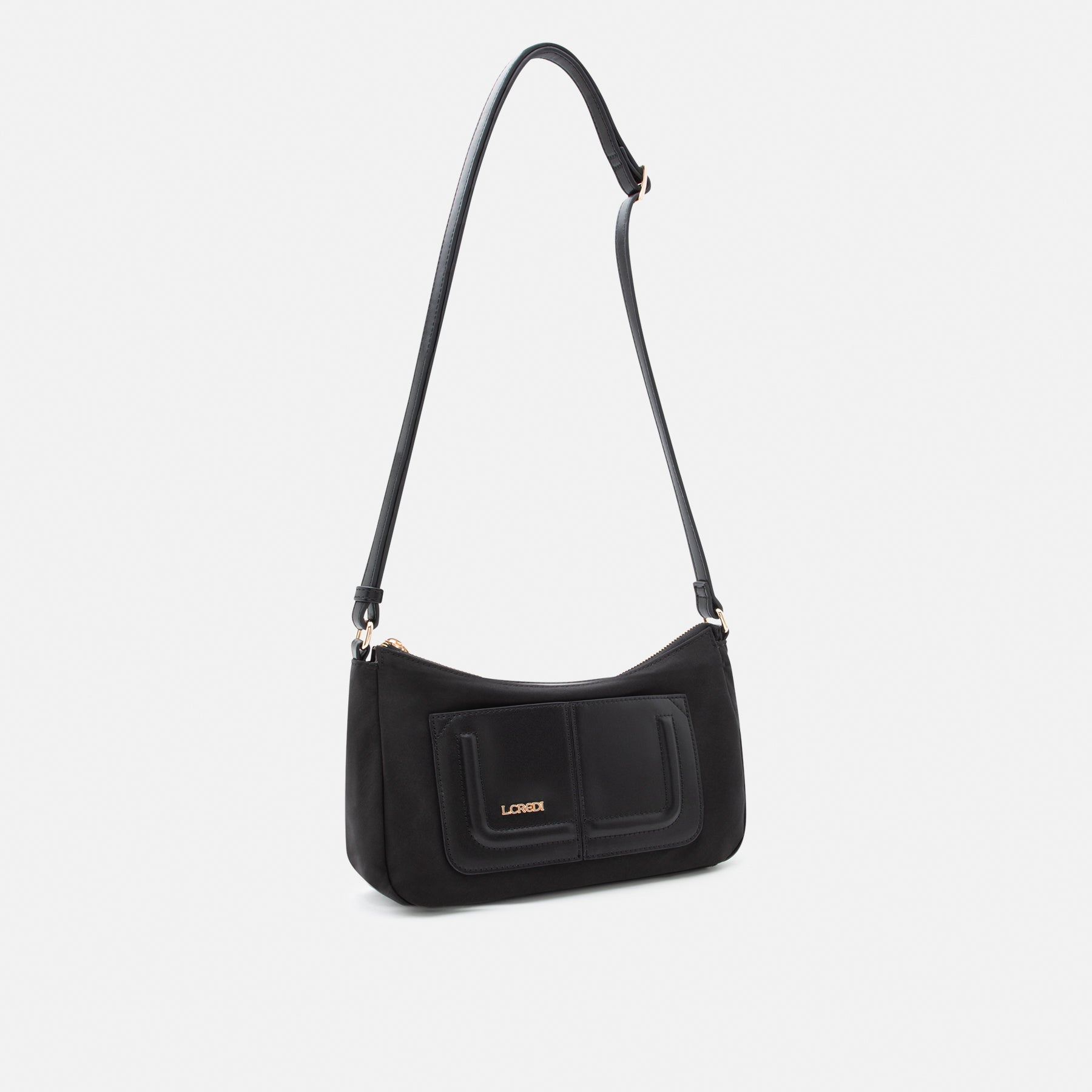 Umhängetasche schwarz Raica Serie - L.Credi Munich