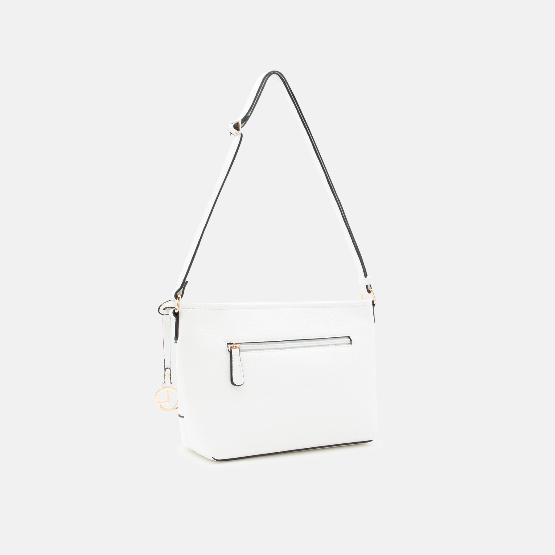 Umhängetasche weiss Rieke Serie - L.Credi Munich