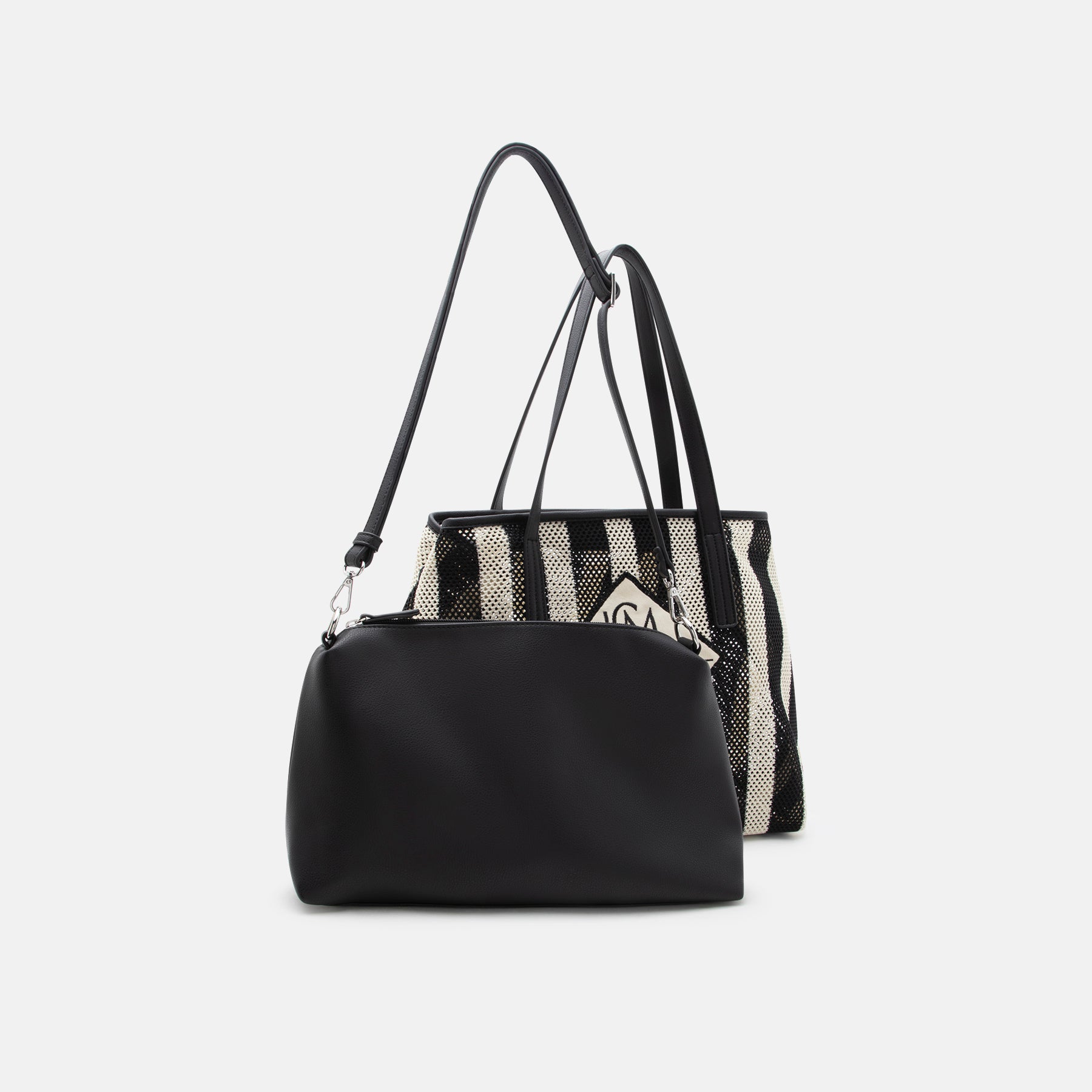 Shopper schwarz/ weiss Rima Serie - L.Credi Munich