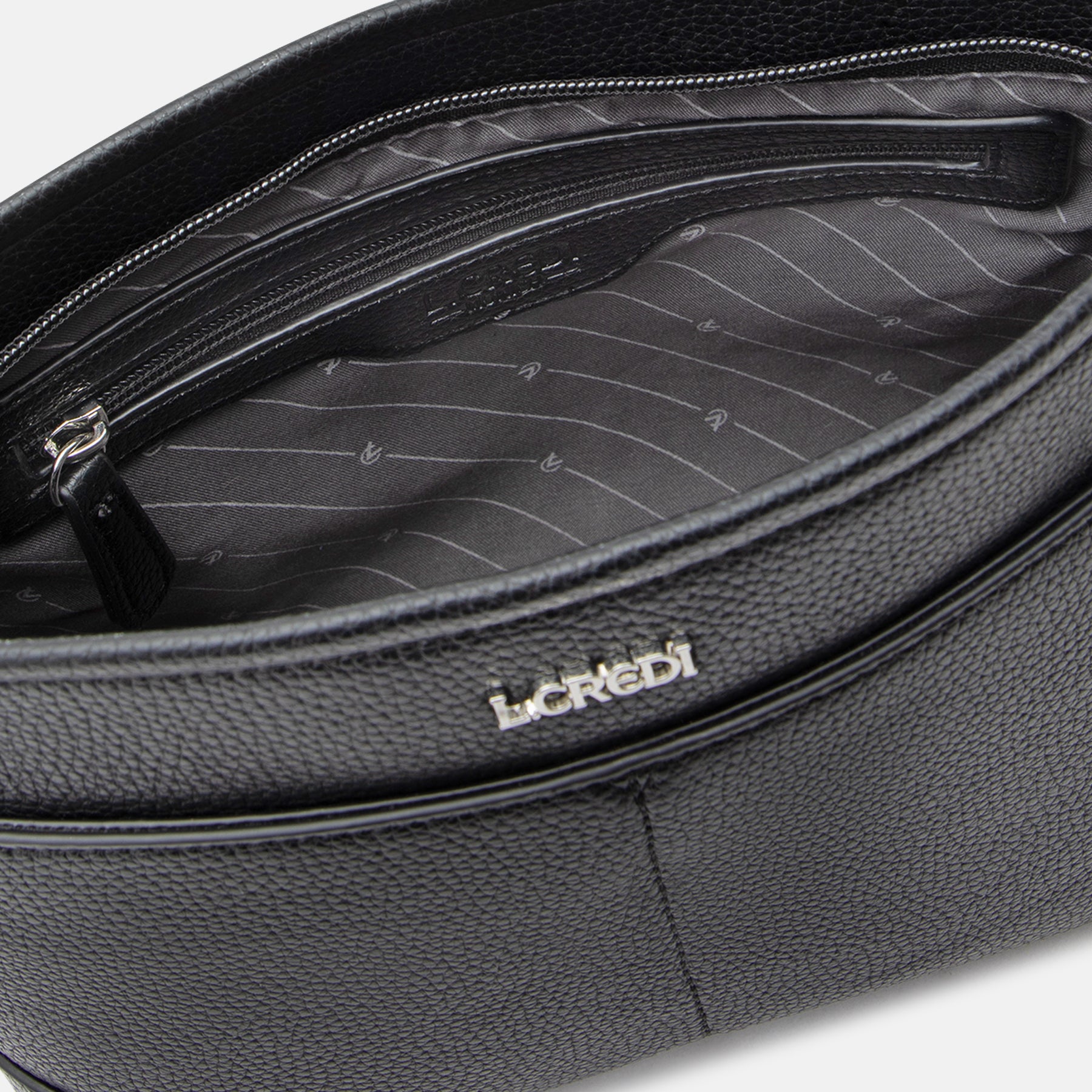 Umhängetasche schwarz Rieke Serie - L.Credi Munich