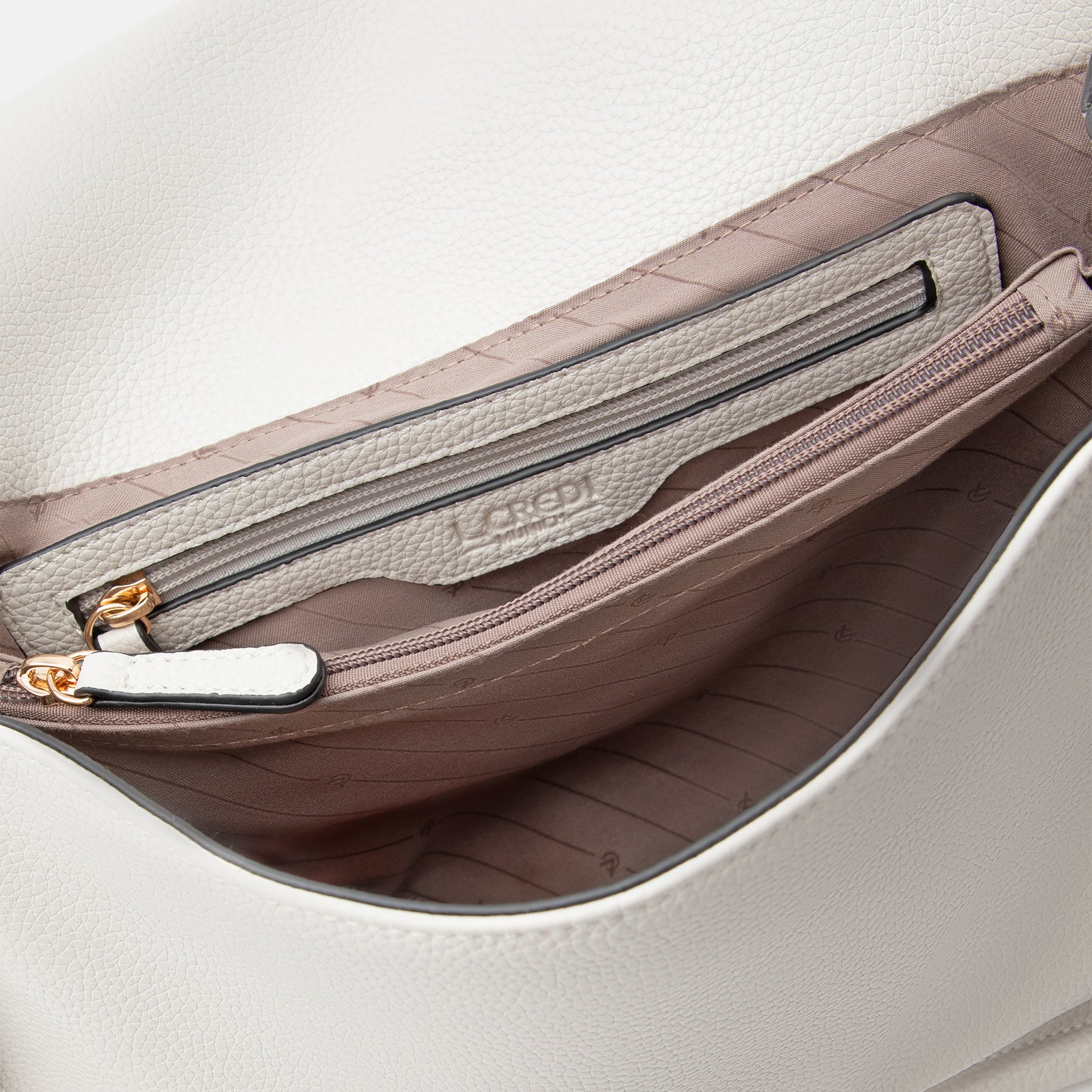 Hobo groß light gray  Rhonda Serie - L.Credi Munich