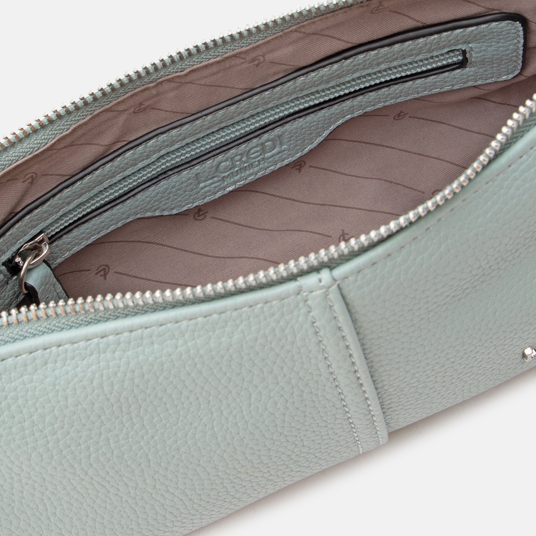 Umhängetasche mint blue Rivena Serie - L.Credi Munich