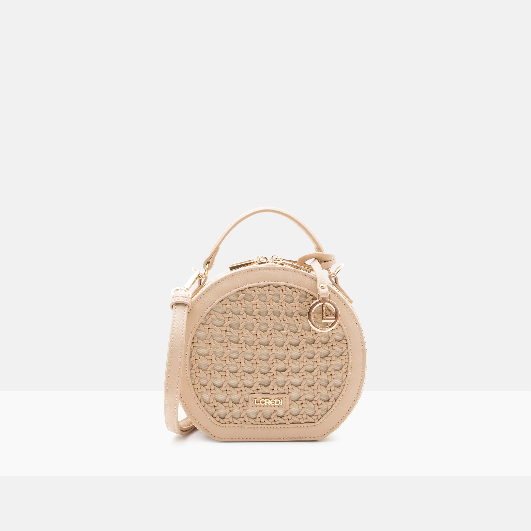Umhängetasche desert sand Roxana Serie - L.Credi Munich