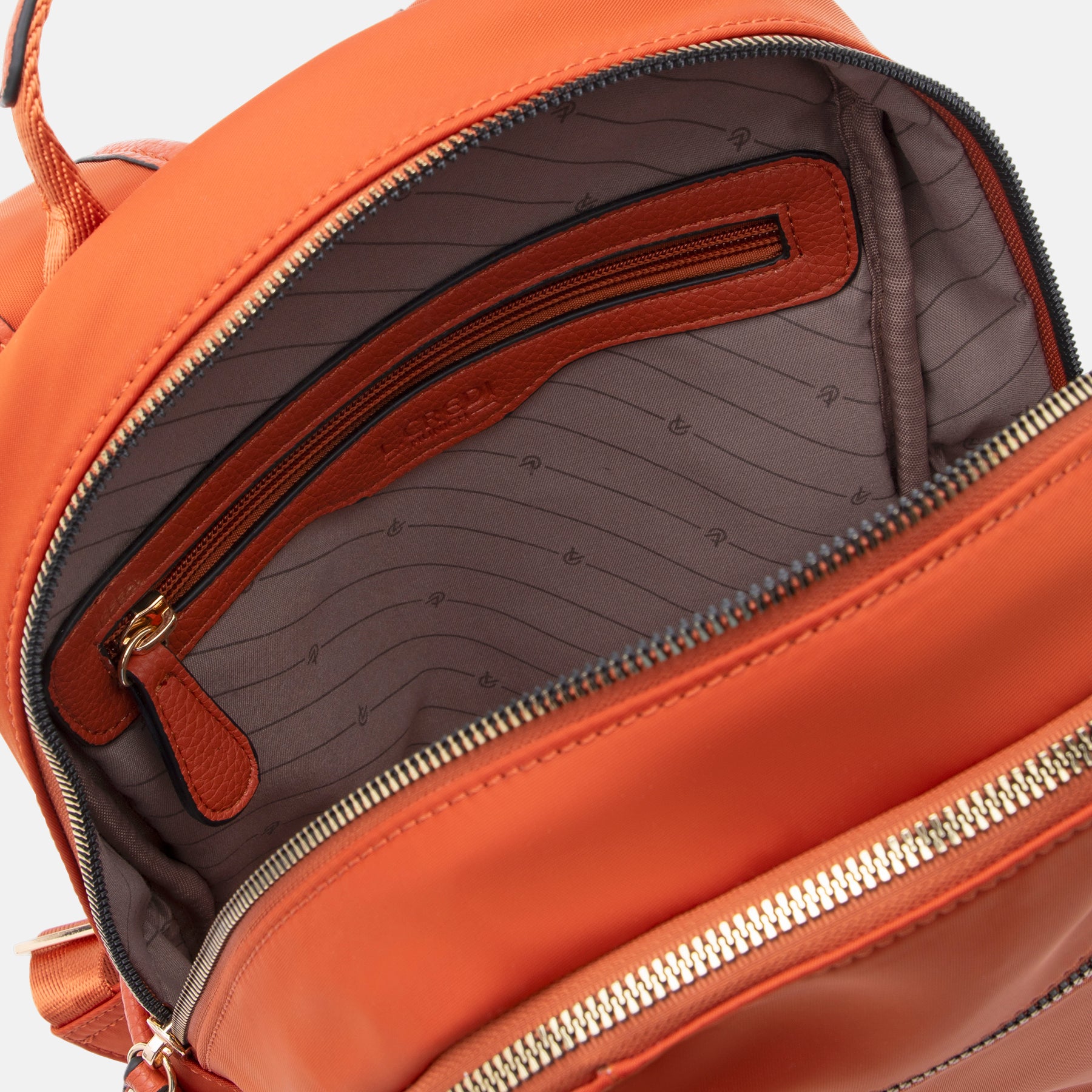 Odeta Rucksack burned orange - L.Credi Munich
