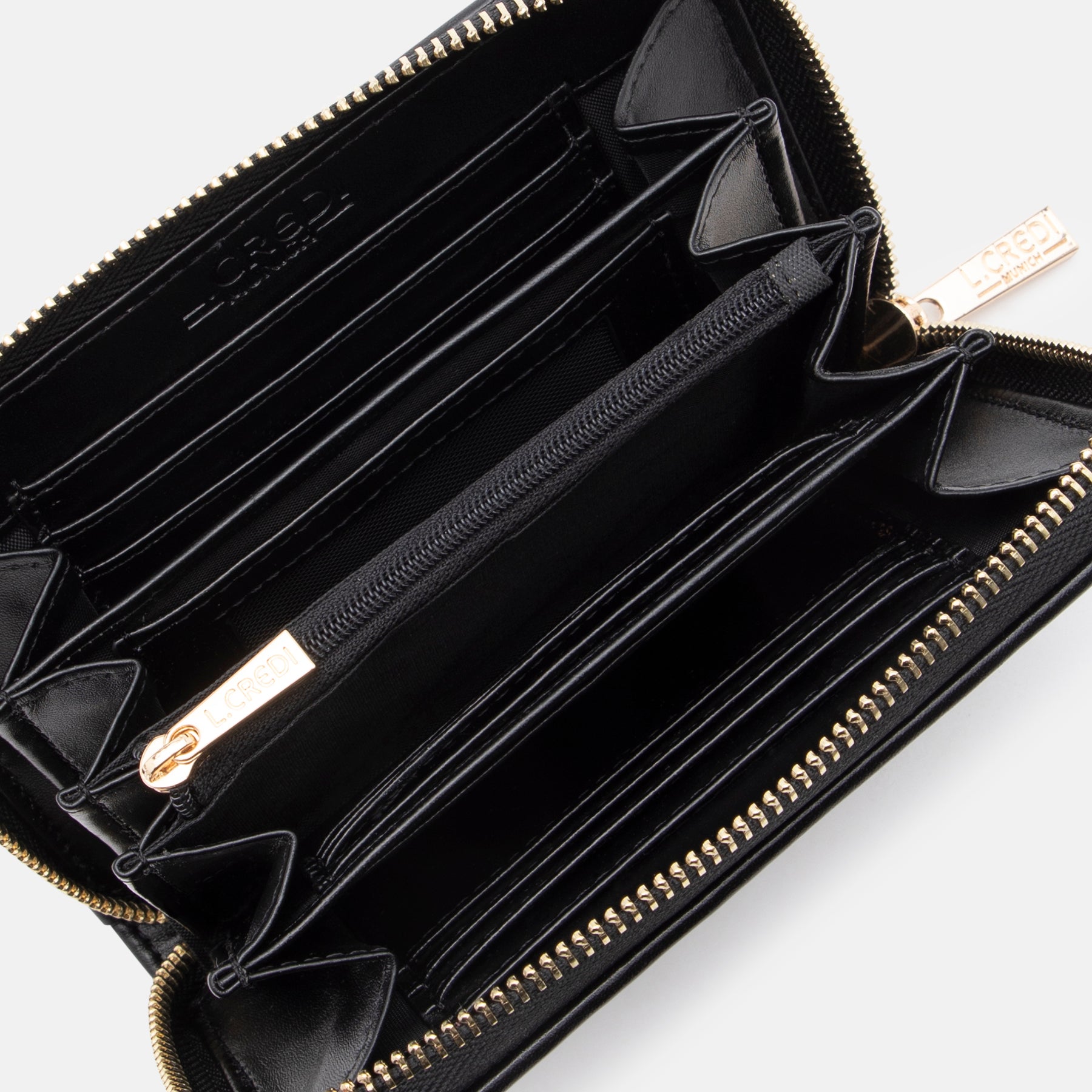 Remalia Portemonnaie Damen schwarz