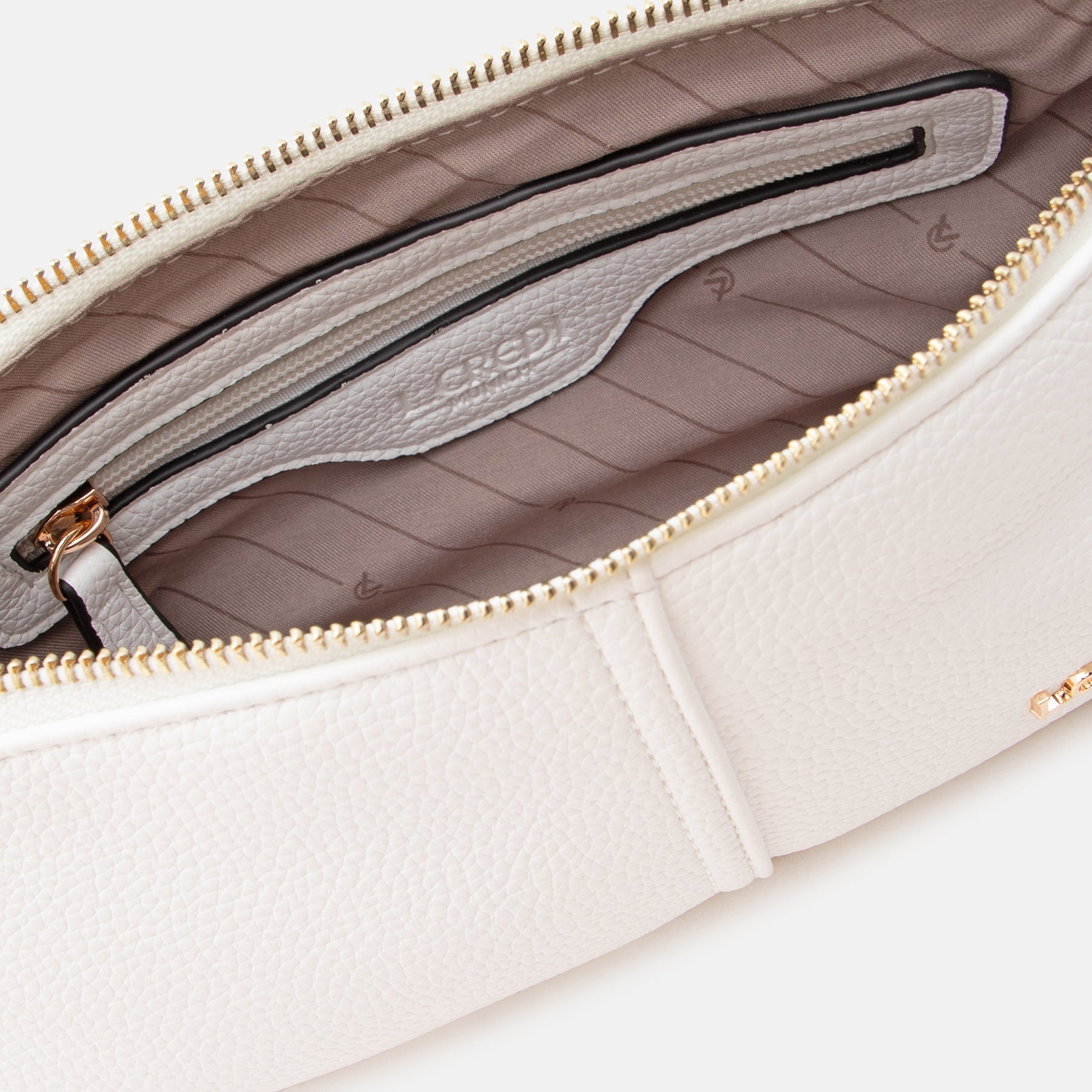 Umhängetasche weiss Rivena Serie - L.Credi Munich