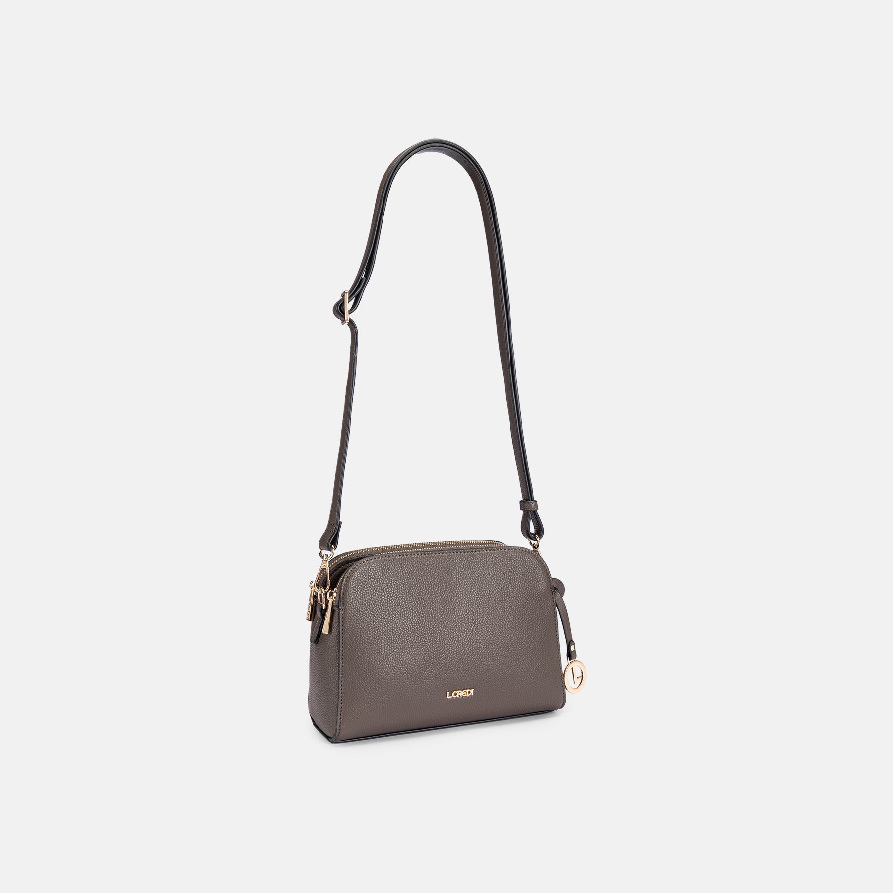 Umhängetasche dark taupe Franka Serie