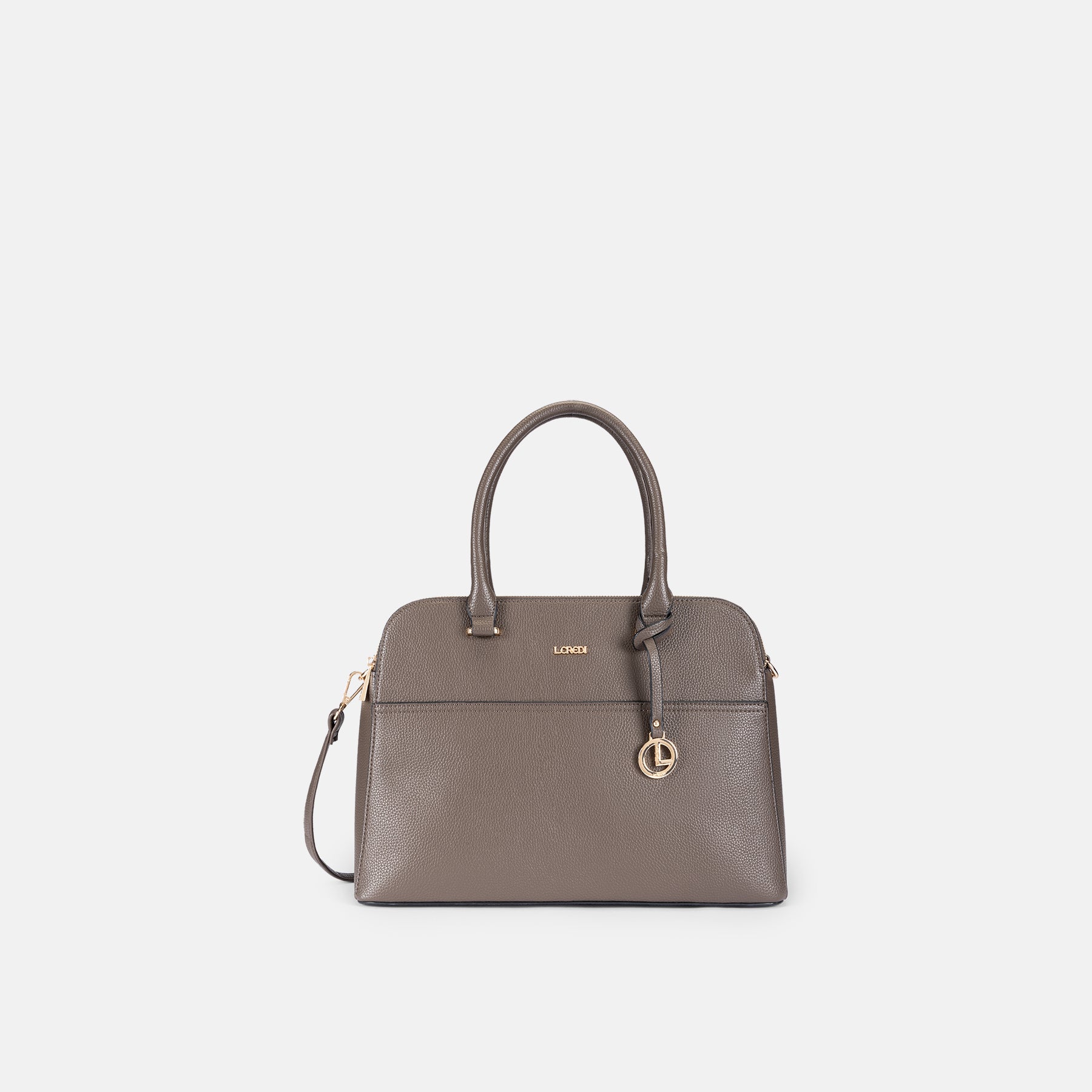 franka-henkeltasche-dark taupe