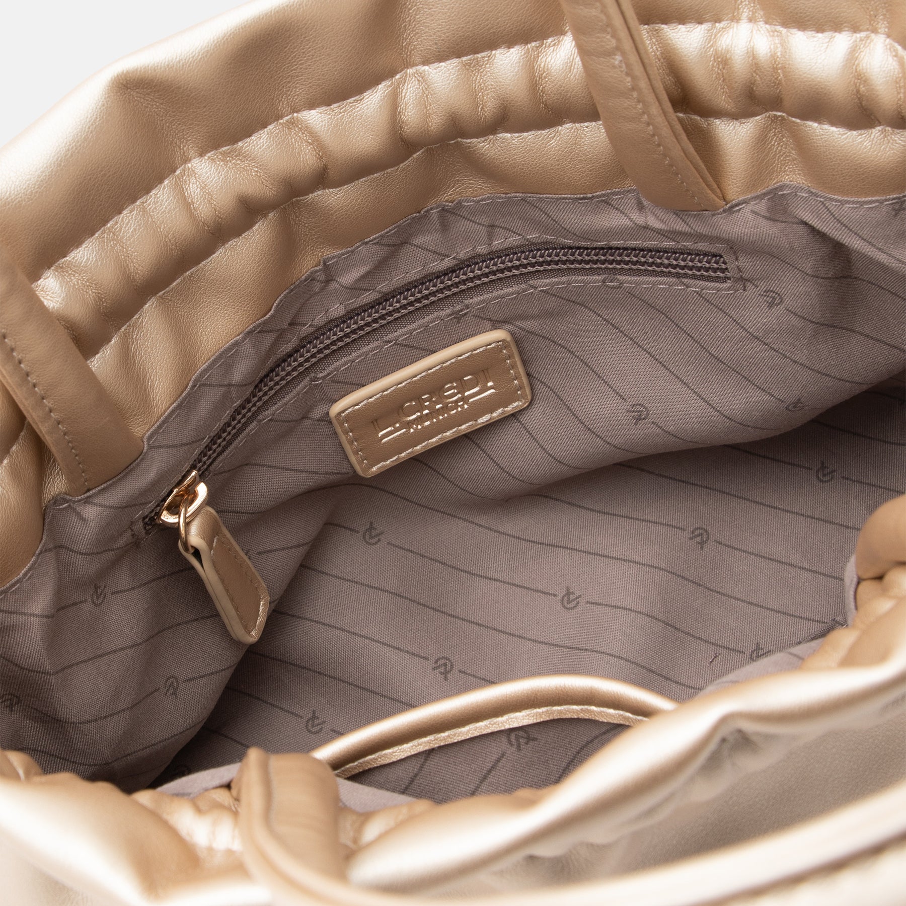 Sosi Henkeltasche gold - L.Credi Munich