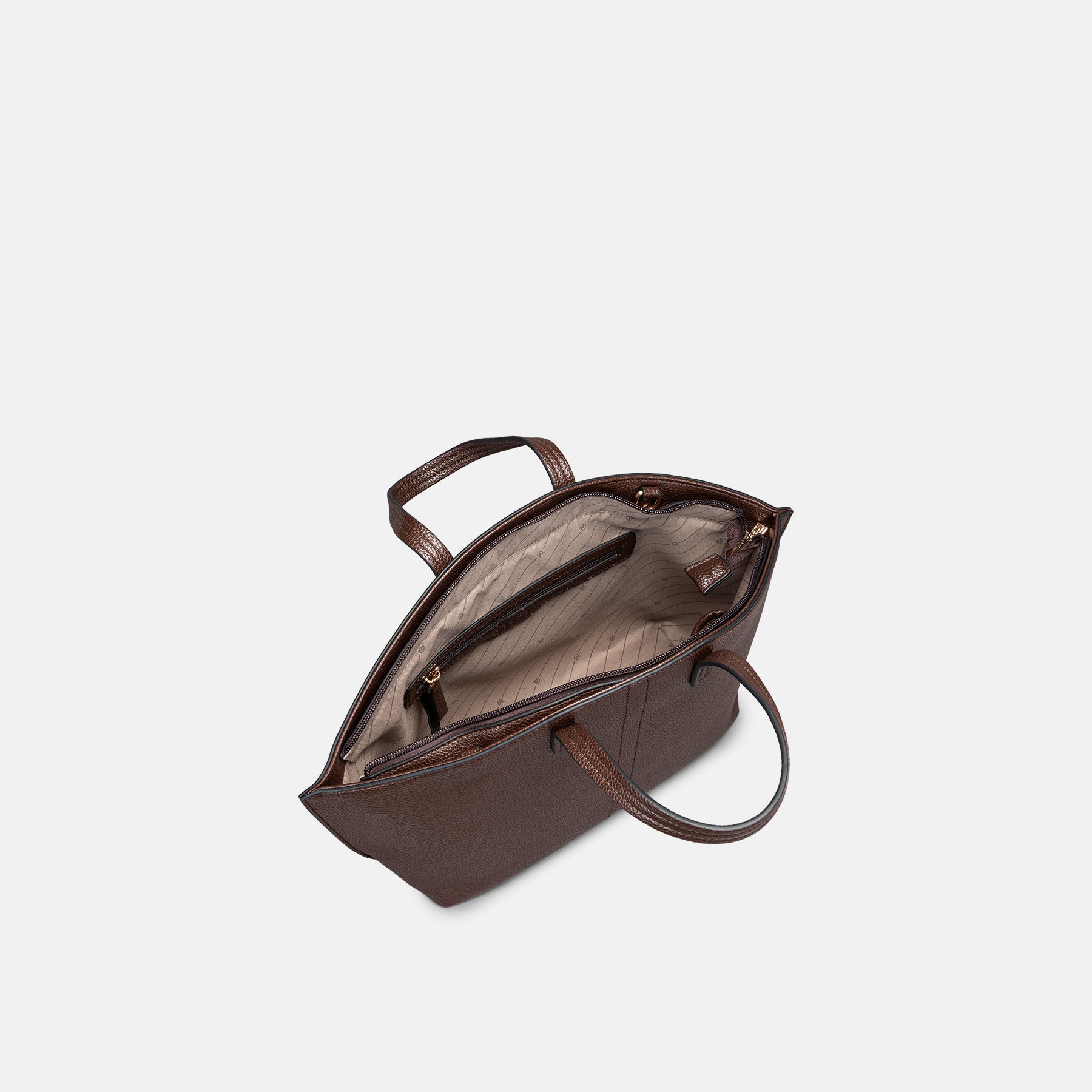 Henkeltasche chocolate Satine Serie