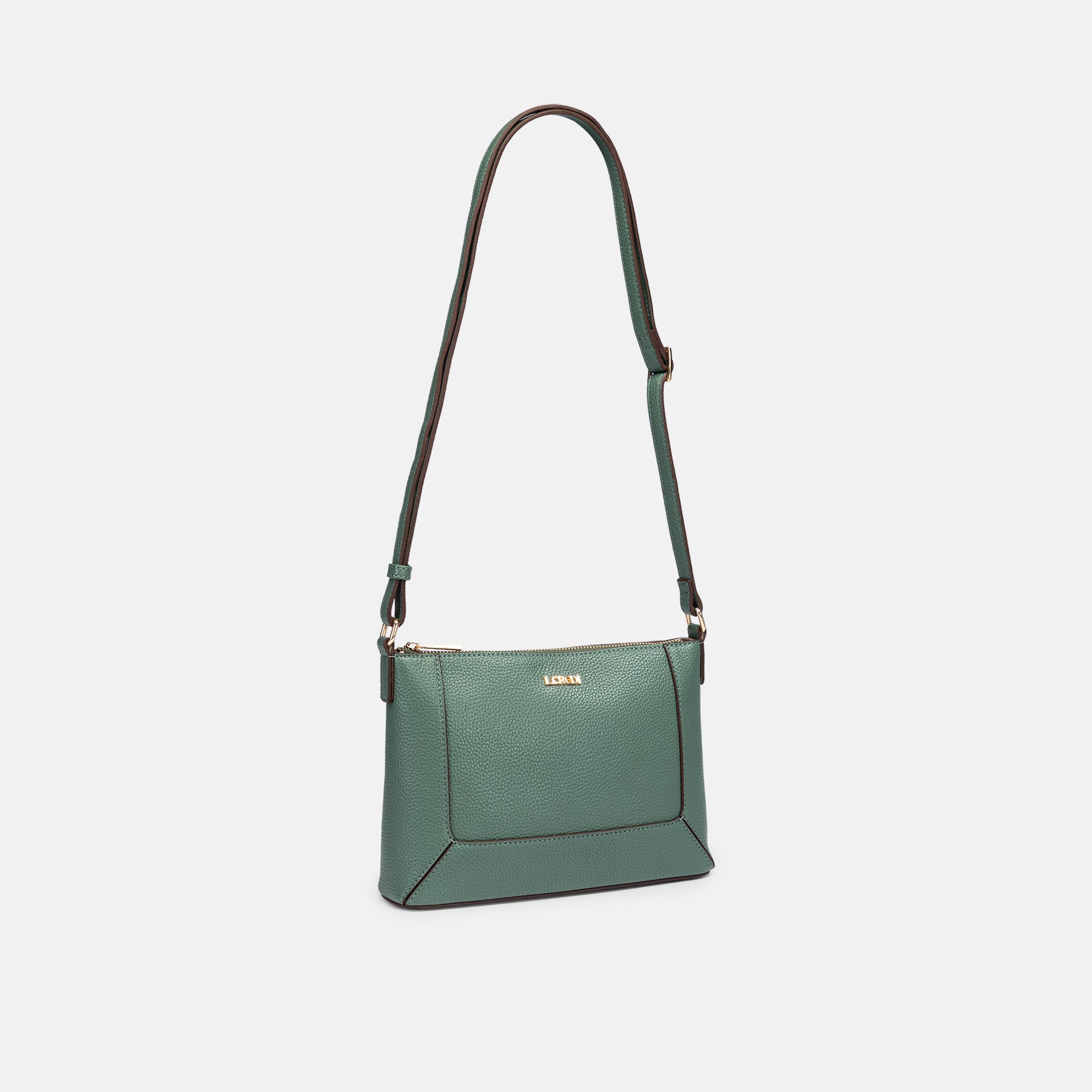 Umhängetasche deep green  Sapphira Serie