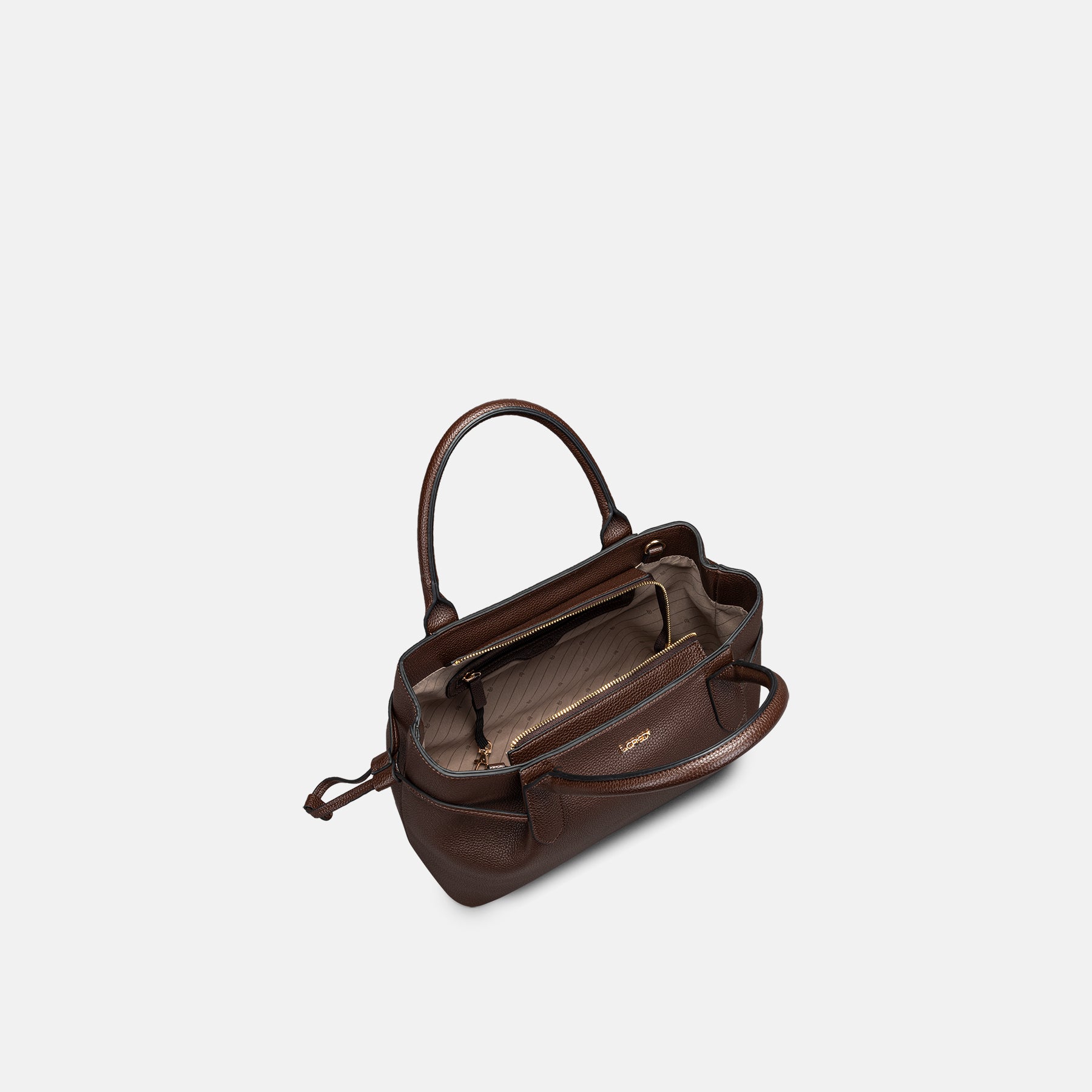 Henkeltasche chocolate Sapphira Serie
