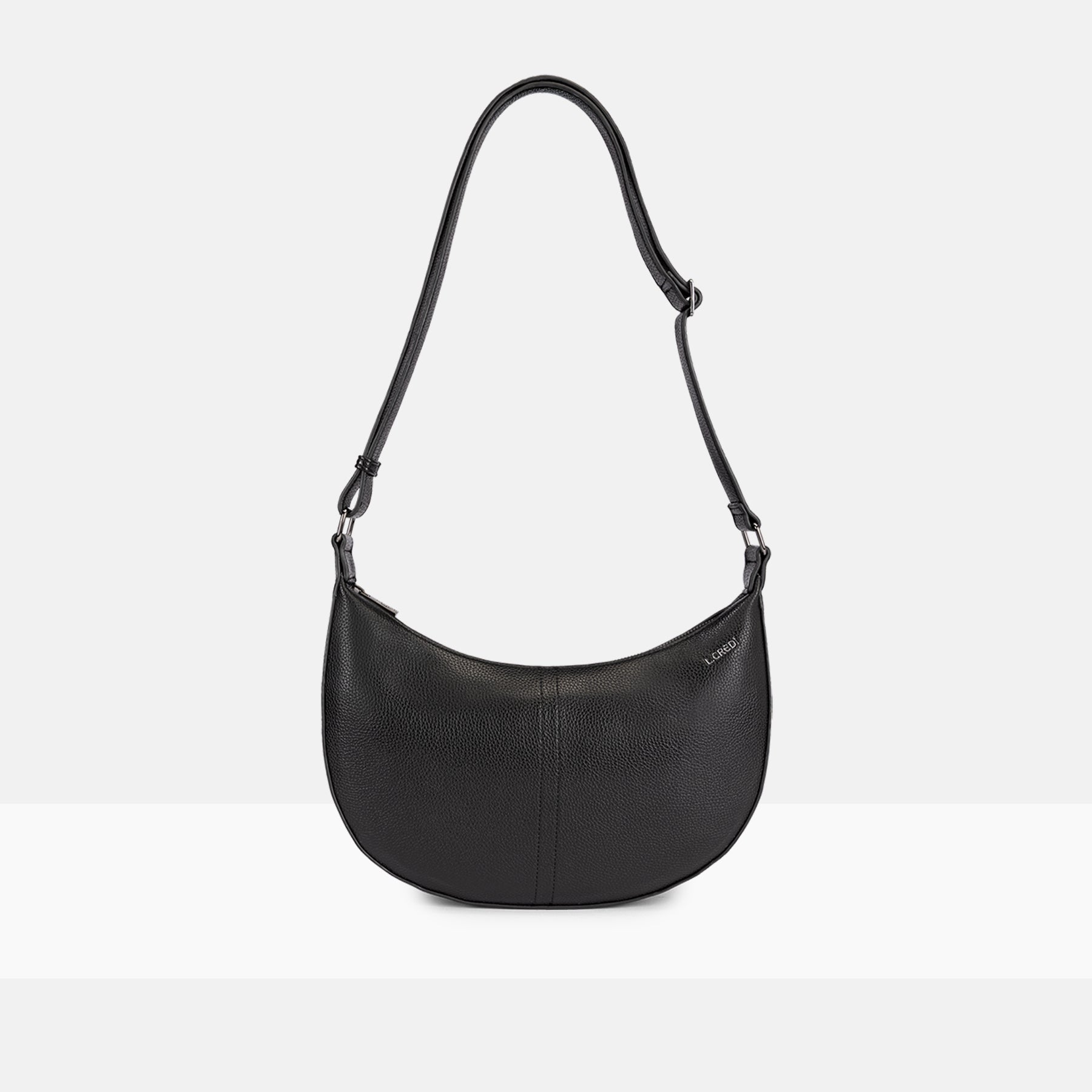 Umhängetasche schwarz  Satine Serie