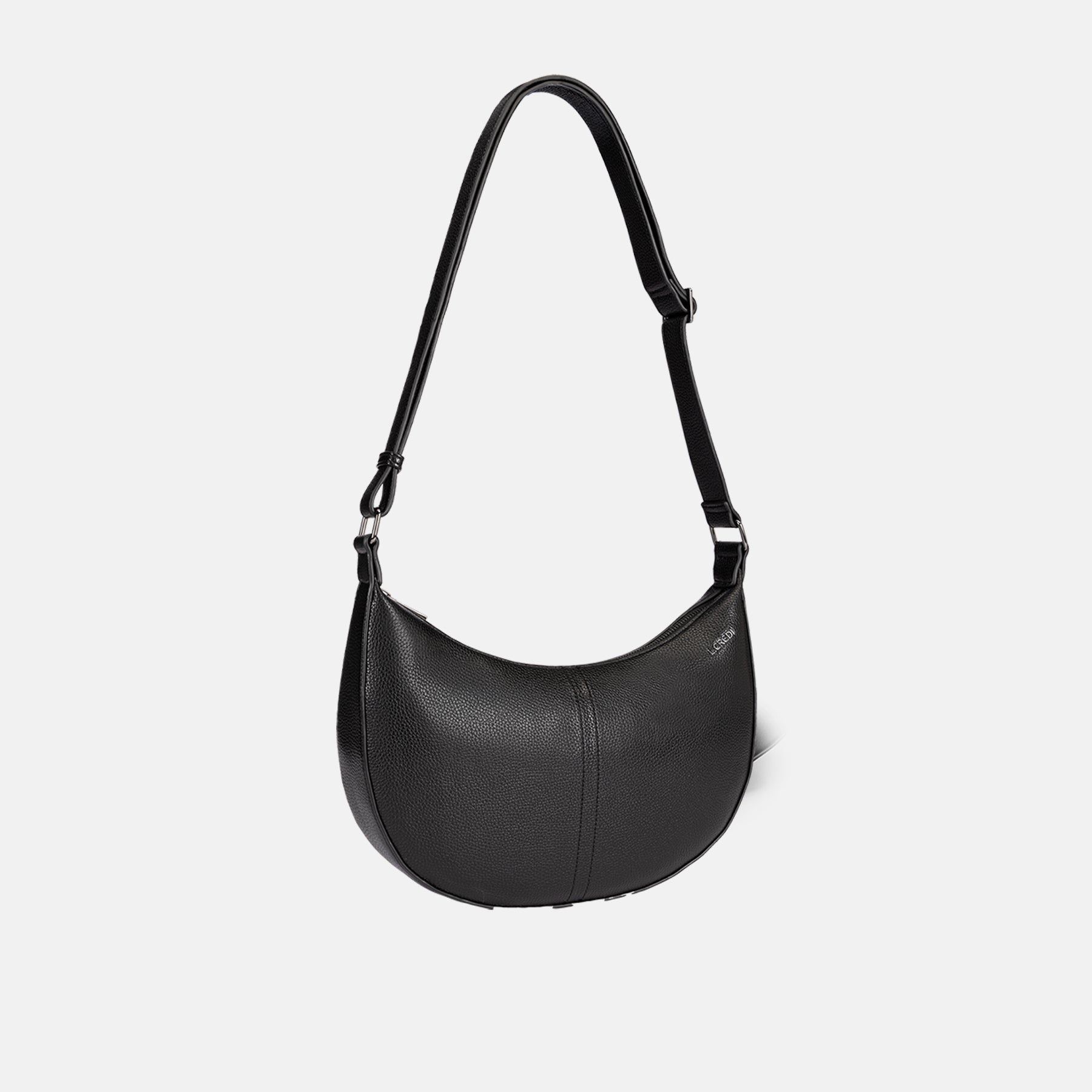Umhängetasche schwarz  Satine Serie