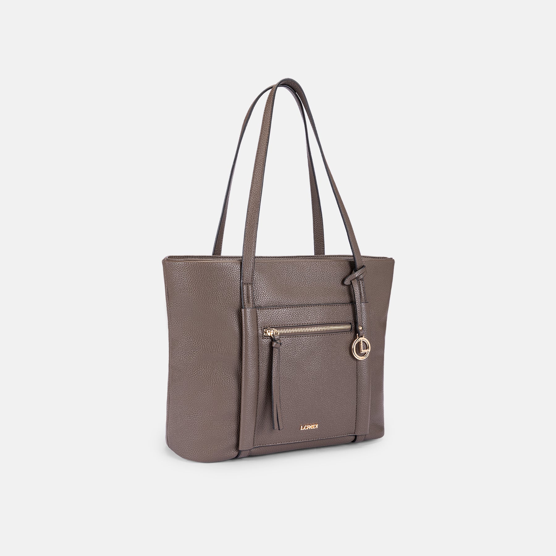 Shopper dark taupe Merle Serie