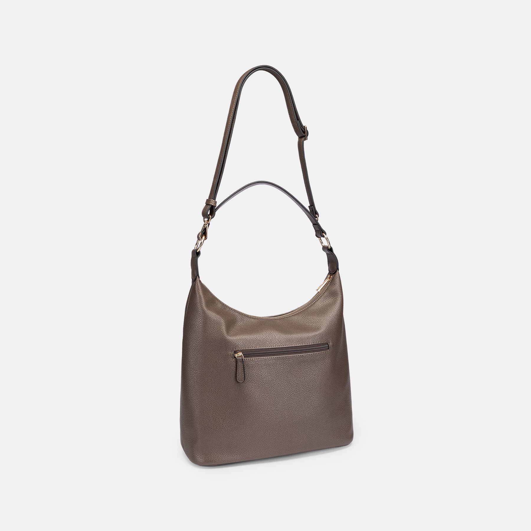 Hobo dark taupe Maite Serie