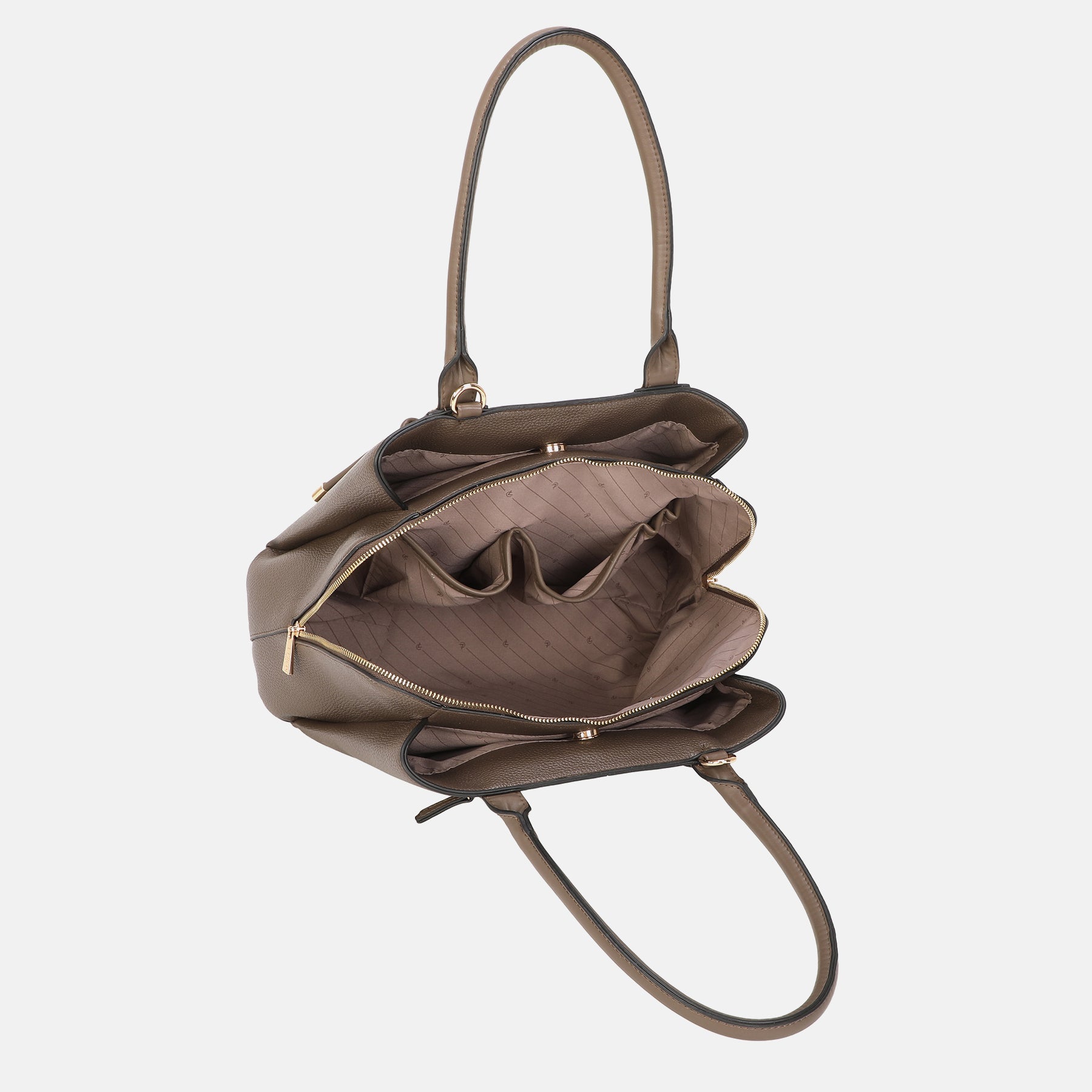 Shopper T-Dark Taupe Paloma Serie