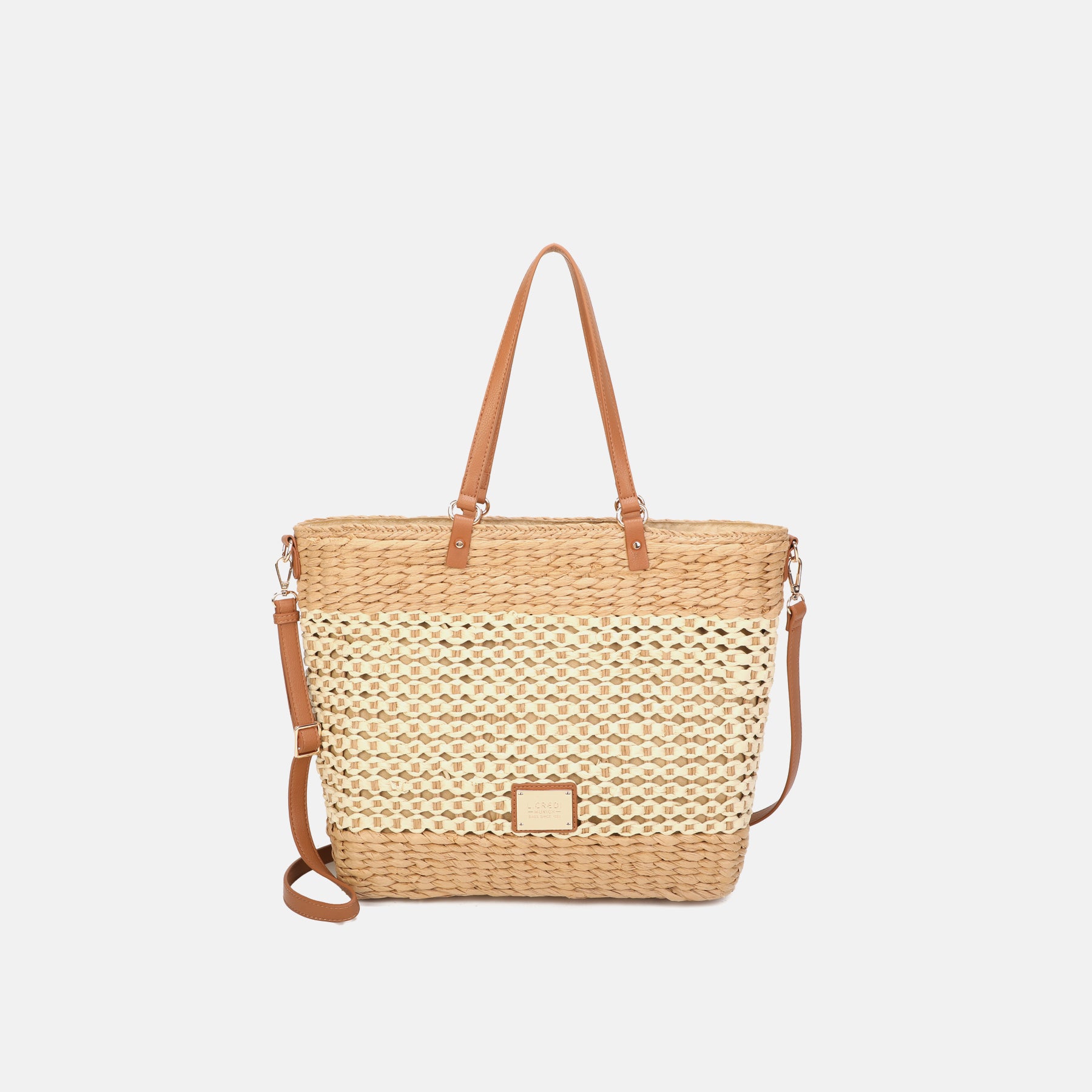 Shopper T-Beige / Weiss T-Romina Serie
