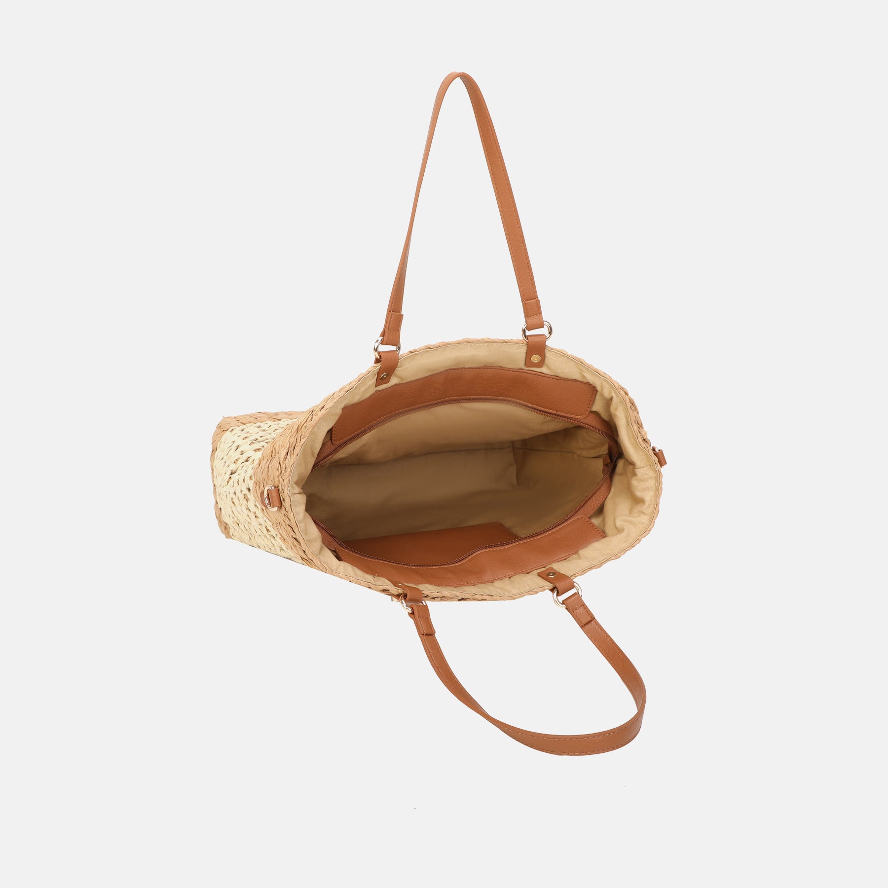 Shopper T-Beige / Weiss T-Romina Serie