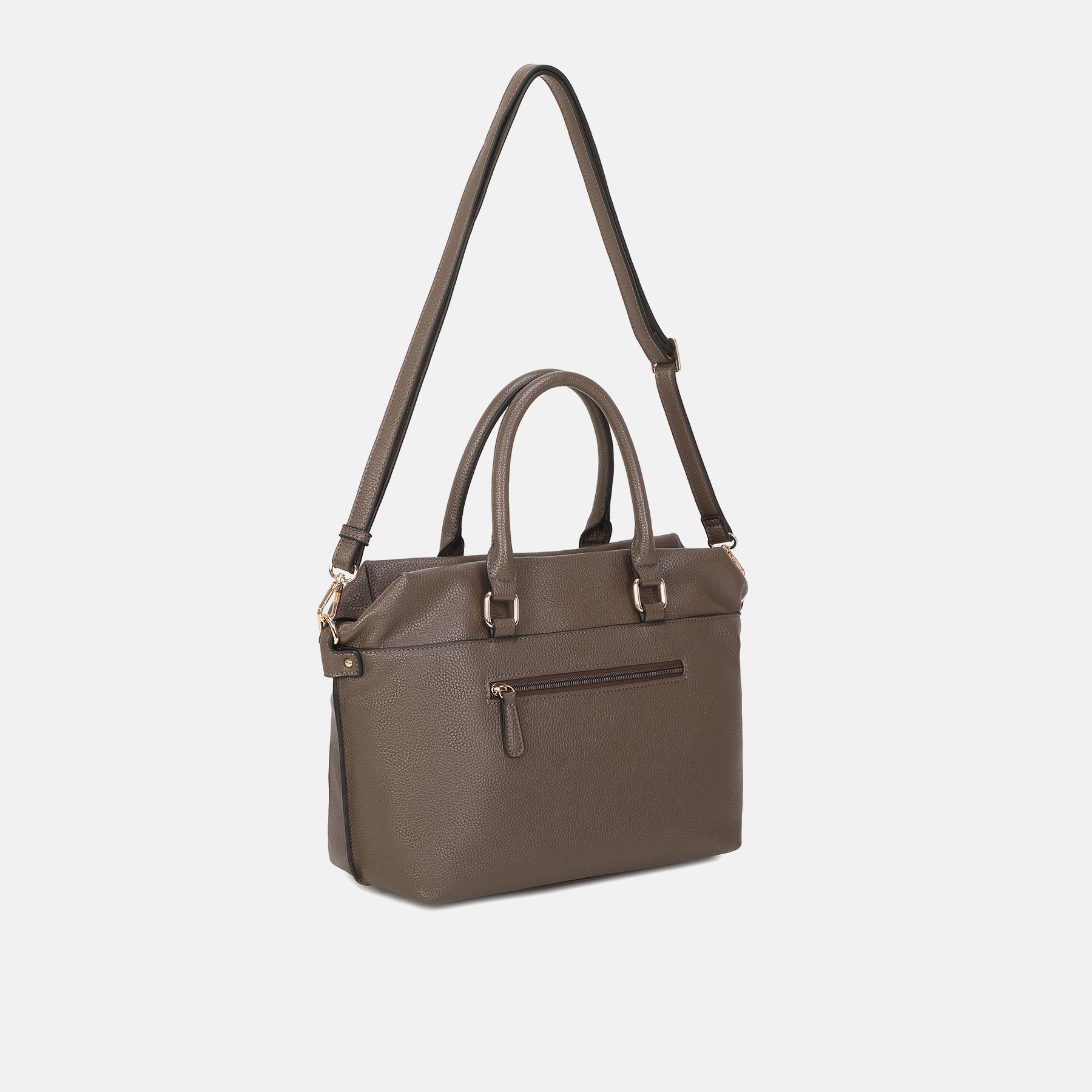 Henkeltasche T-Dark Taupe Priscilla Serie
