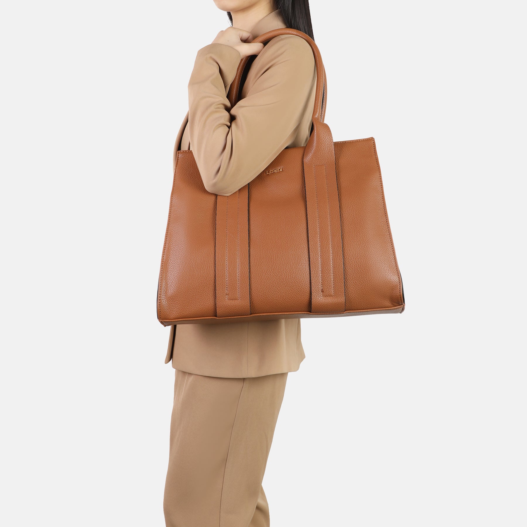 Shopper T-Cognac Paria Serie - L.Credi Munich