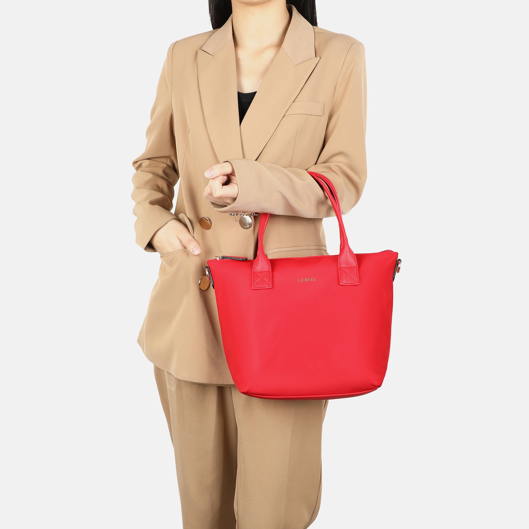 Henkeltasche T-Dark Red Pura Serie