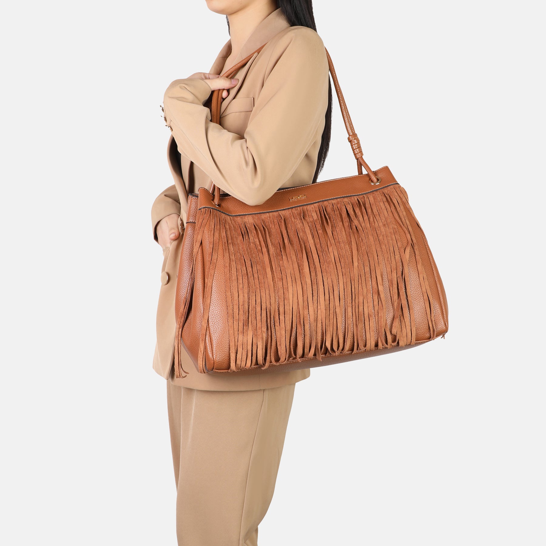 Shopper T-Cognac Raiana Serie