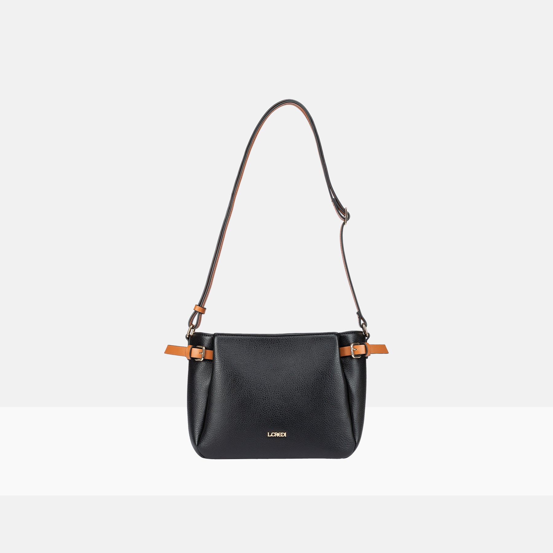 Umhängetasche schwarz Serika Serie
