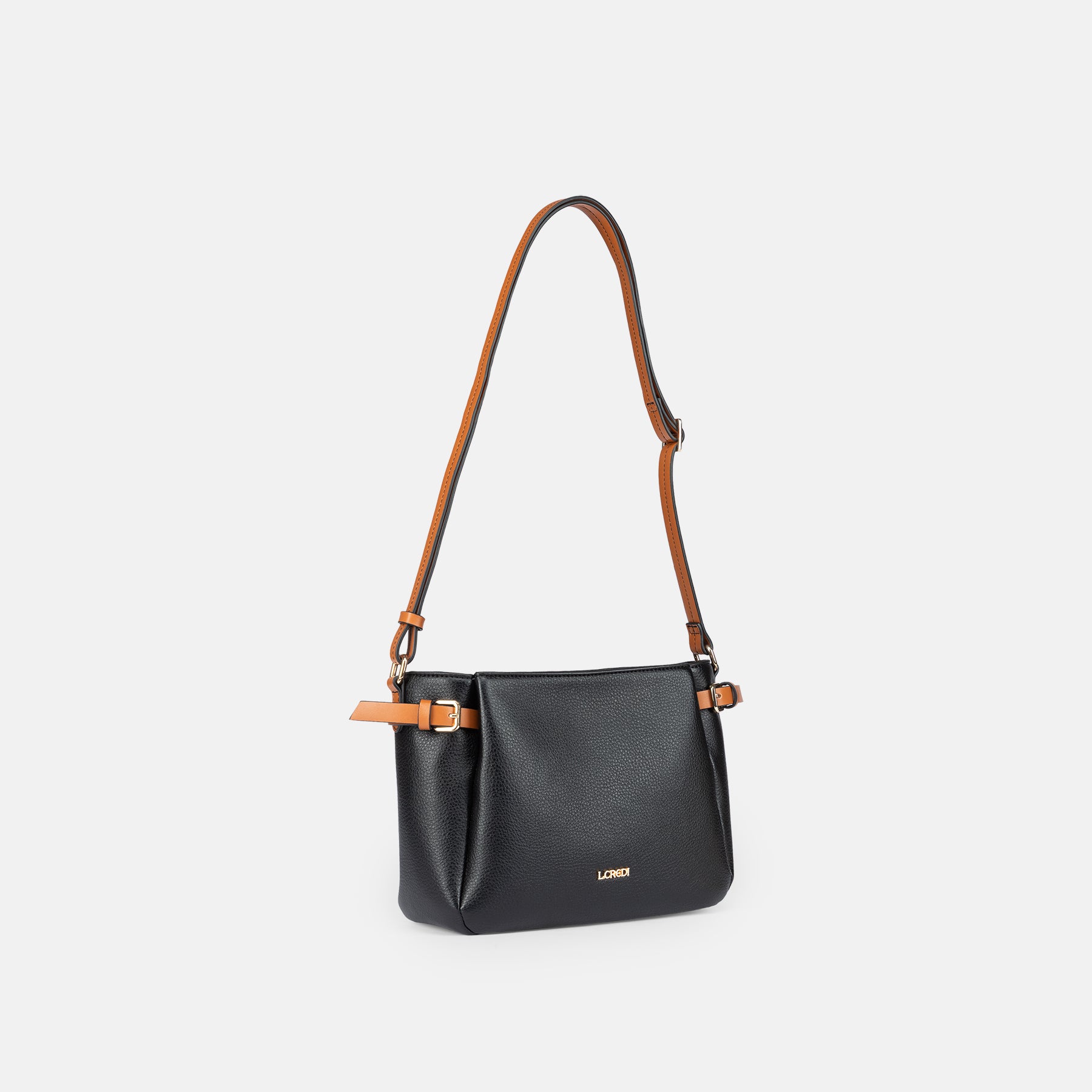 Umhängetasche schwarz Serika Serie