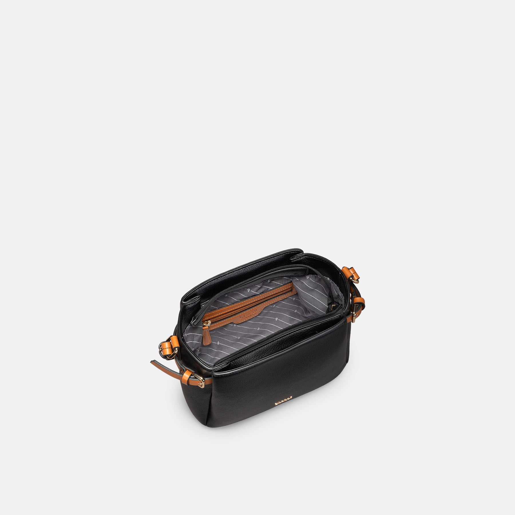 Umhängetasche schwarz Serika Serie
