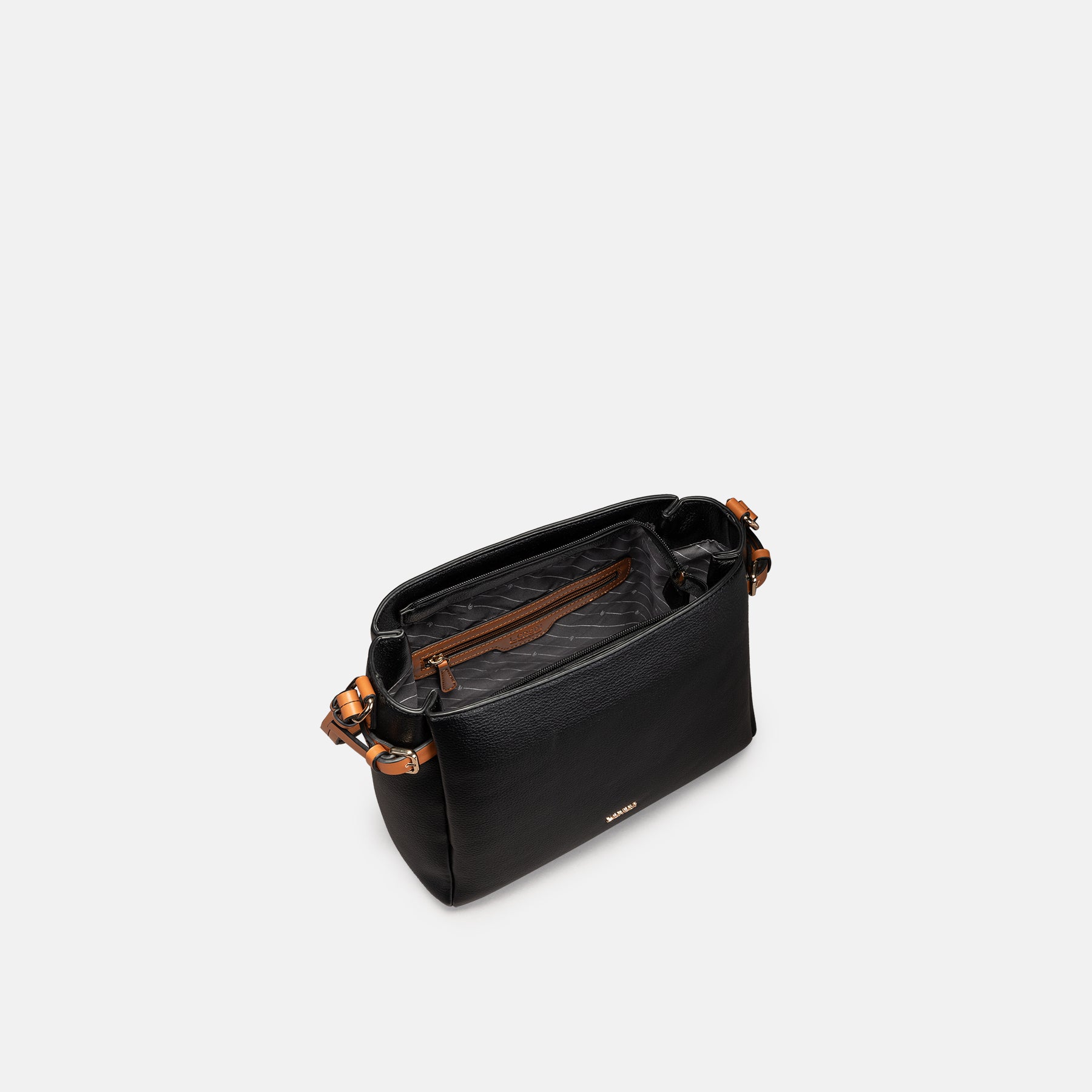 Umhängetasche schwarz Serika Serie