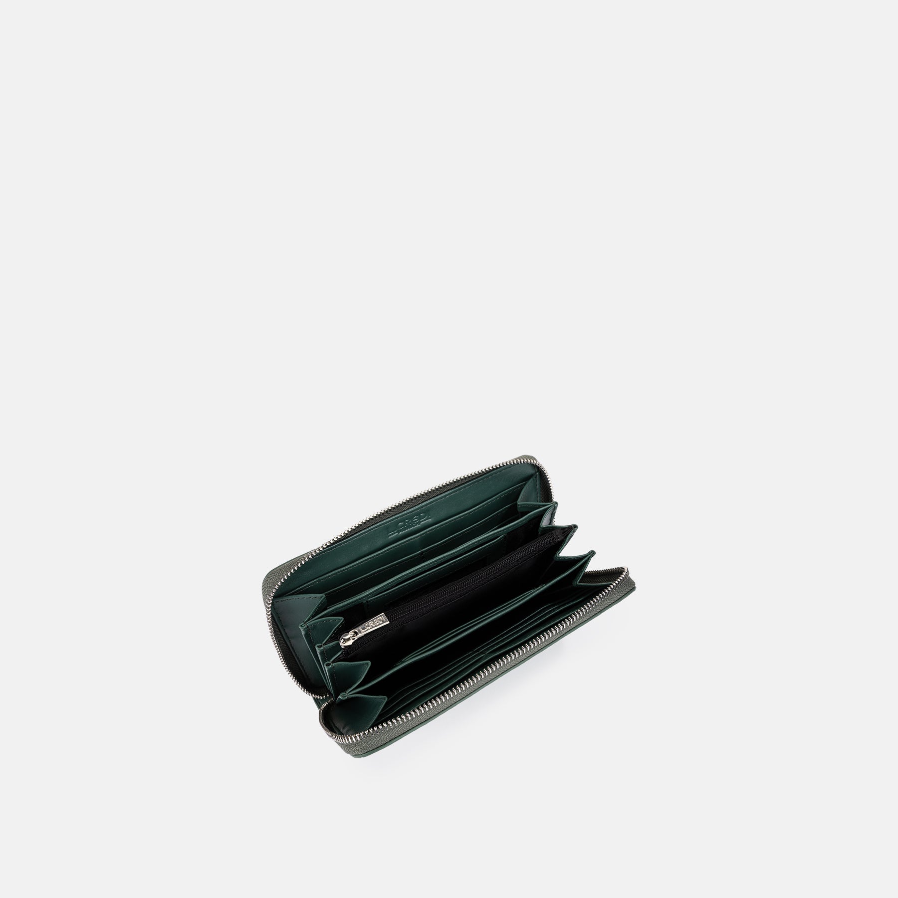 Geldbörse deep green Perla Serie