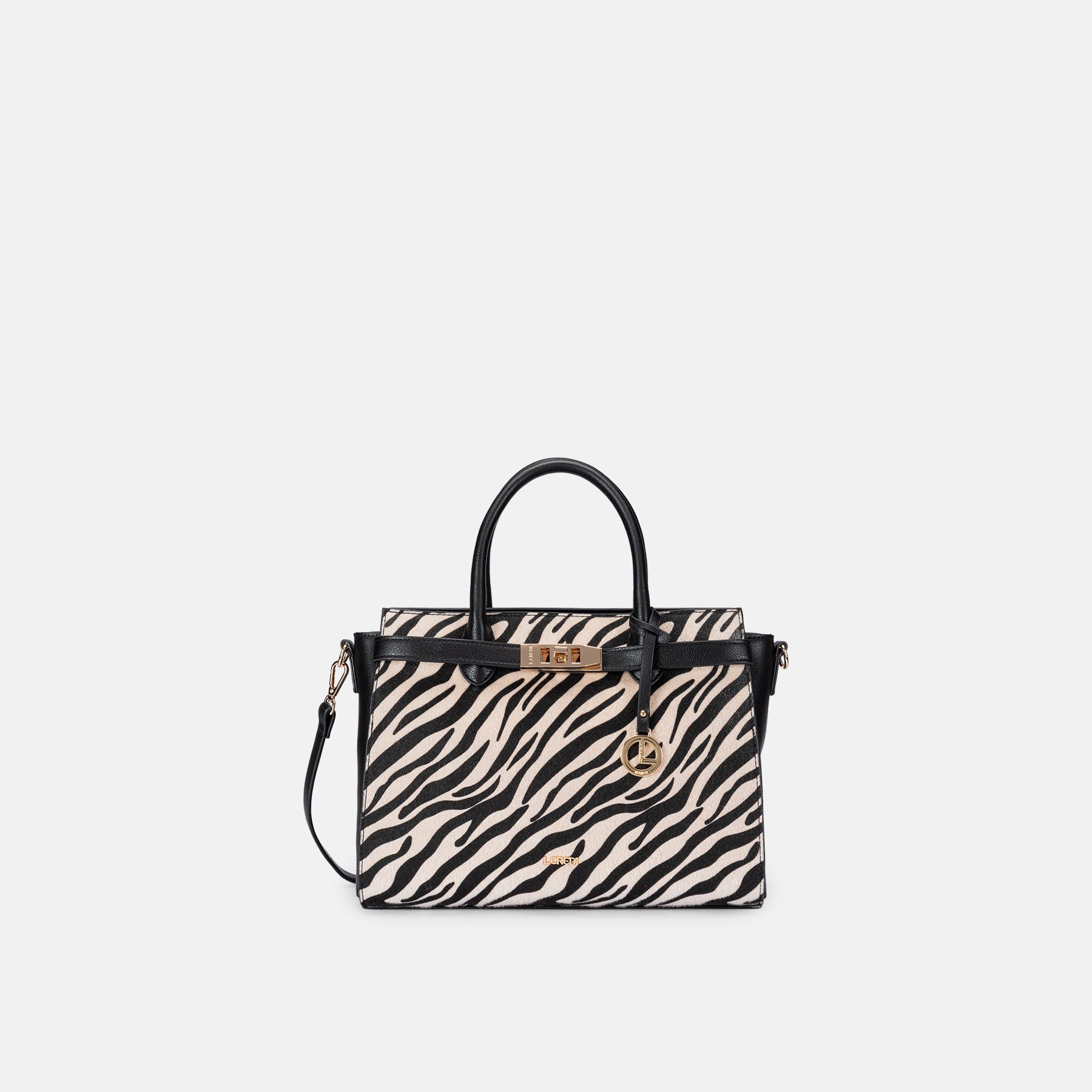 Henkeltasche schwarz / mix Subira Serie