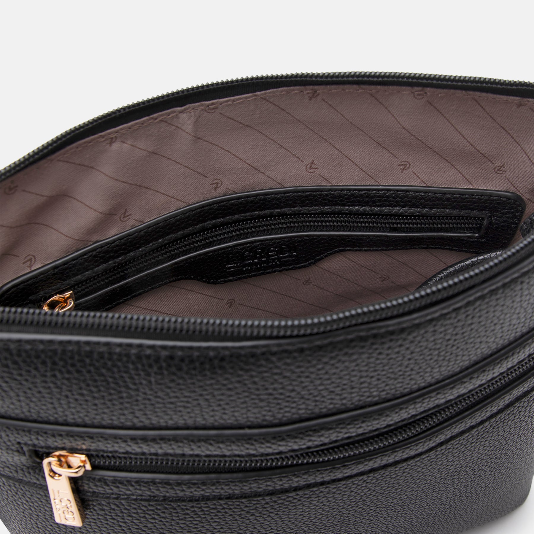 Umhängetasche schwarz Sobina Serie - L.Credi Munich