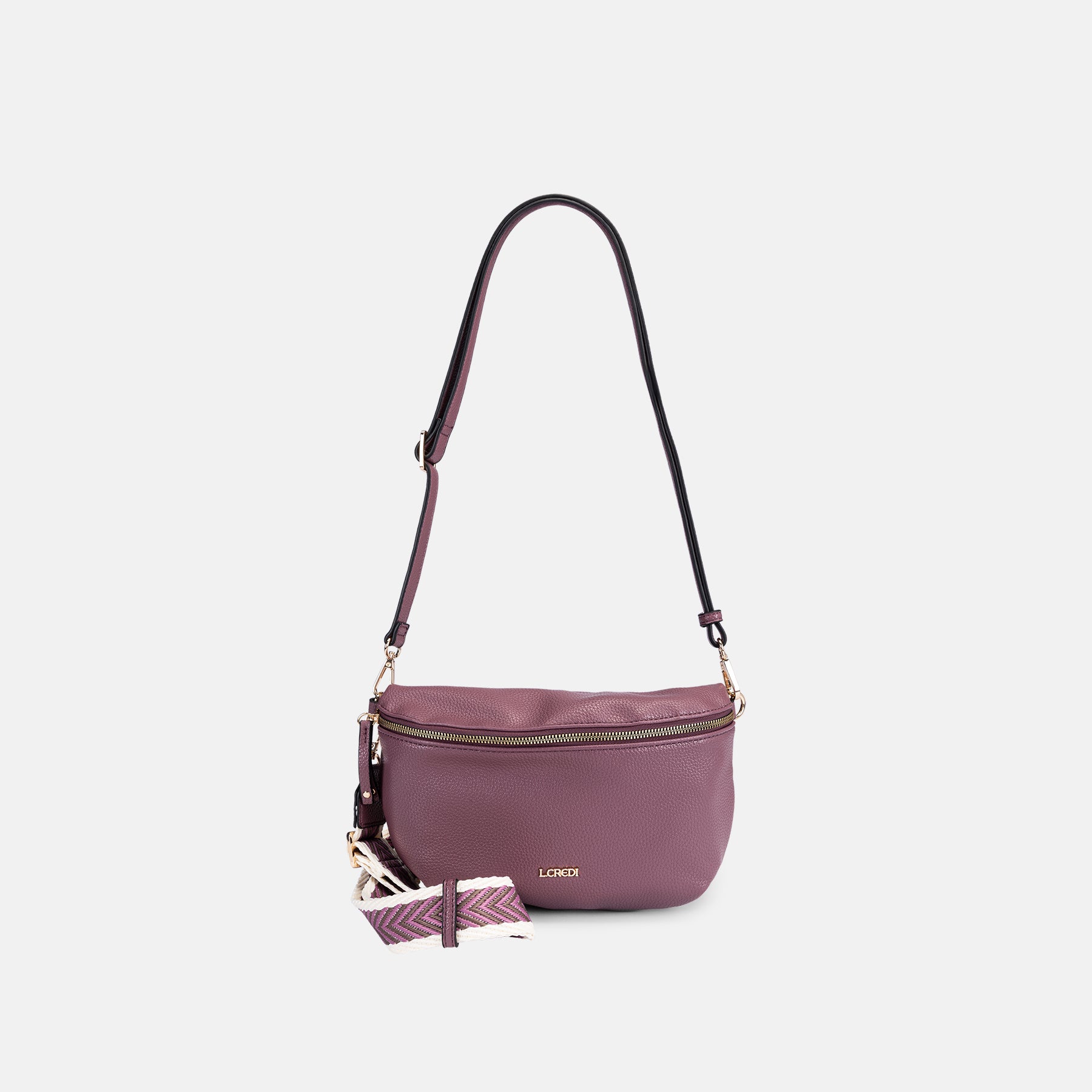Umhängetasche dark mauve Oliana Serie