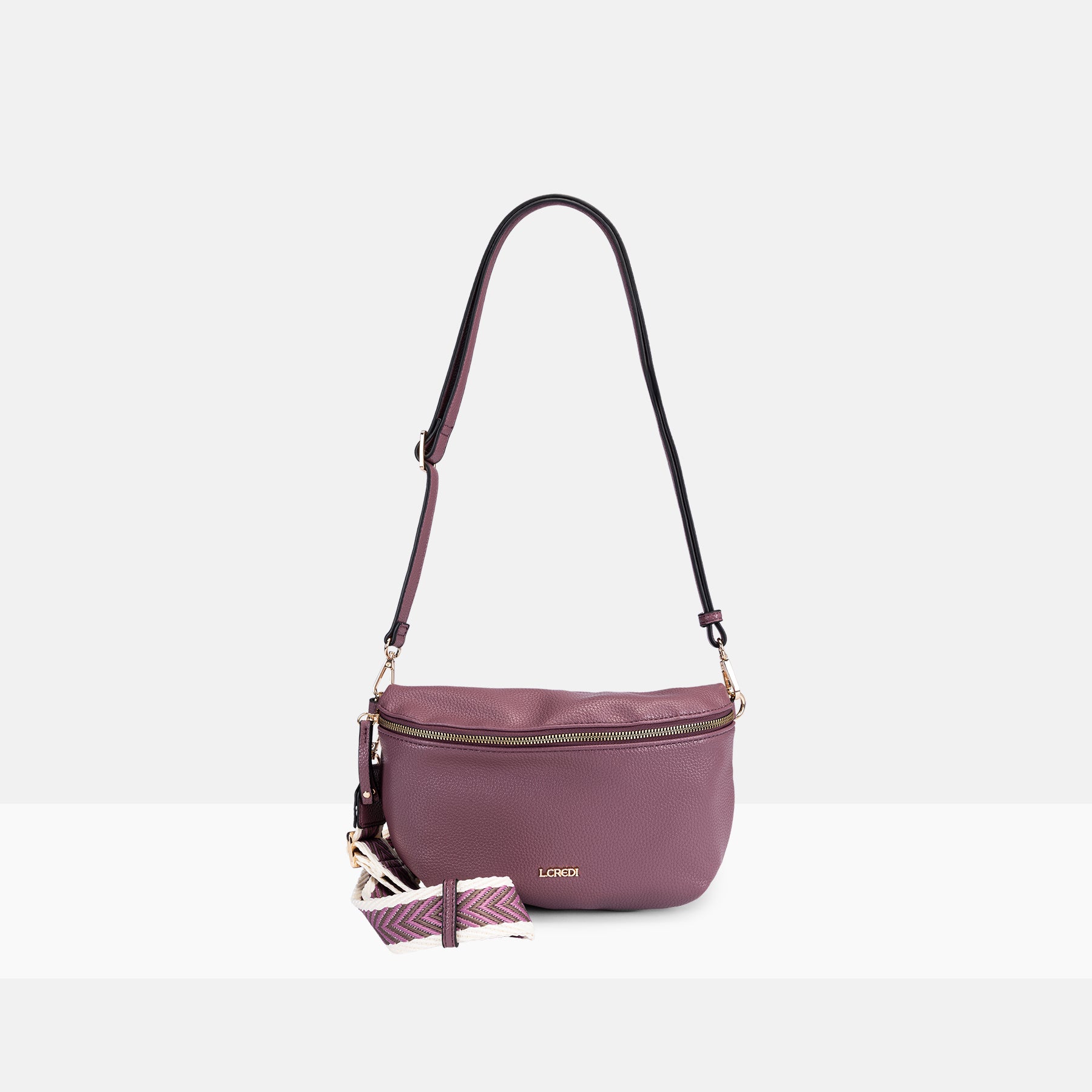 Umhängetasche dark mauve Oliana Serie